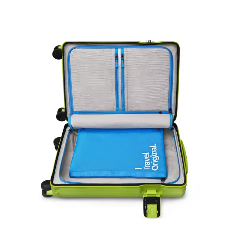 ITO 冷血綠 PISTACHIO 2 STRIPED 開心果抗菌行李箱登機托運箱