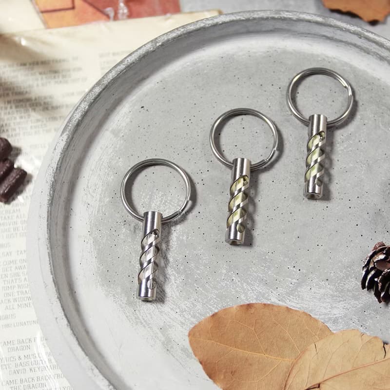 自體發光氚管鑰匙圈(3色)