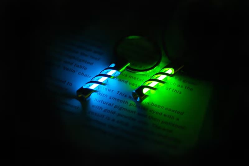 自體發光氚管鑰匙圈(3色)