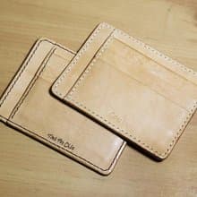 藝創小間 | 植鞣革鈔票夾卡夾零錢包 情人節 禮物