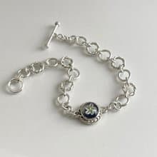 琉璃花純銀手鍊 手作金工