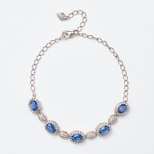 藍調時光|藍晶石 罕見 寶石級 切斷負面能量 寶石手鍊(小手圍)98