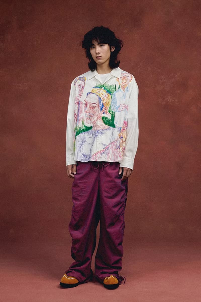 Portrait Painting Shirt 群眾人像插畫襯衫 無性別穿搭