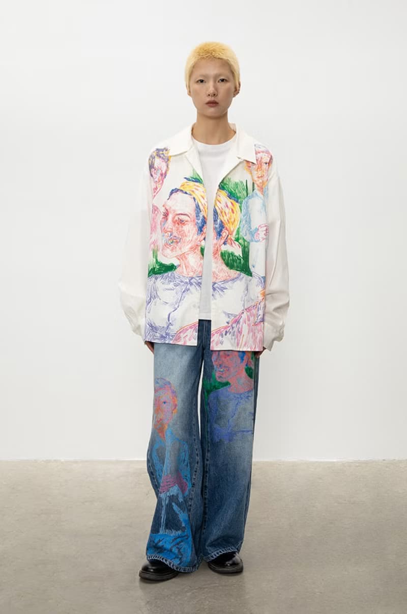 Portrait Painting Shirt 群眾人像插畫襯衫 無性別穿搭