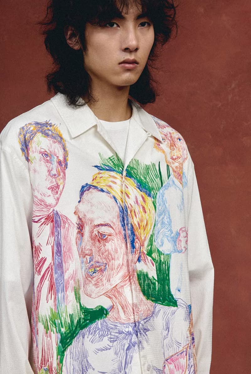 Portrait Painting Shirt 群眾人像插畫襯衫 無性別穿搭