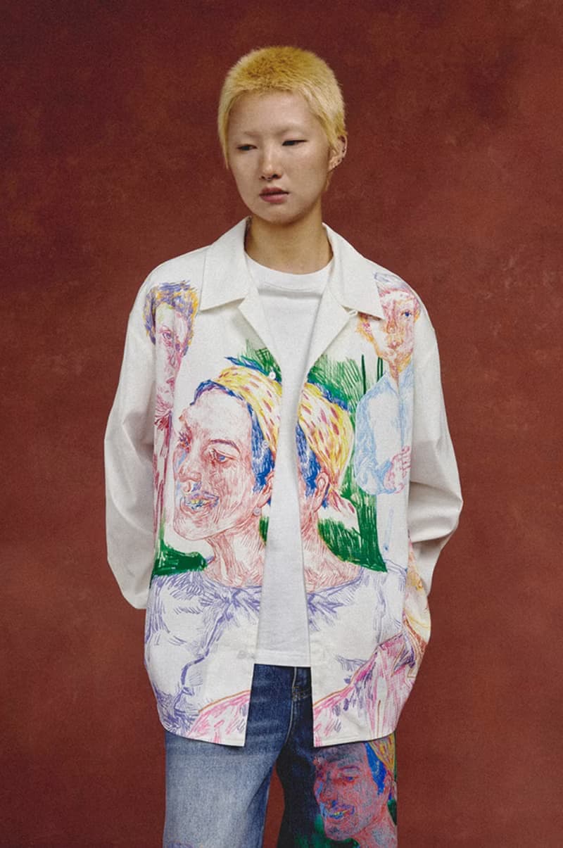 Portrait Painting Shirt 群眾人像插畫襯衫 無性別穿搭