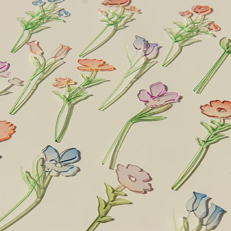 Acrylic flower (L size)