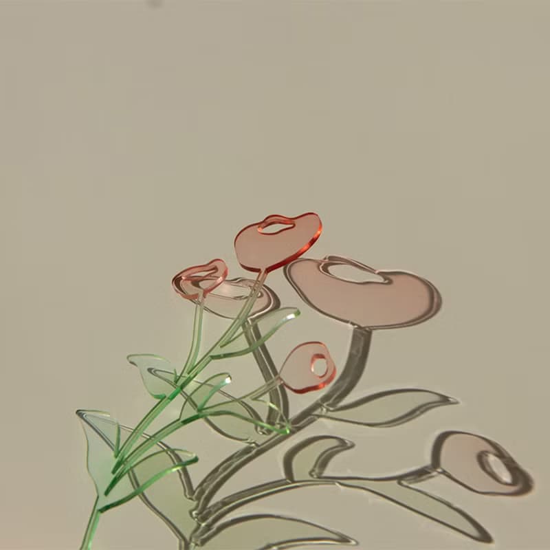 Acrylic flower (L size)