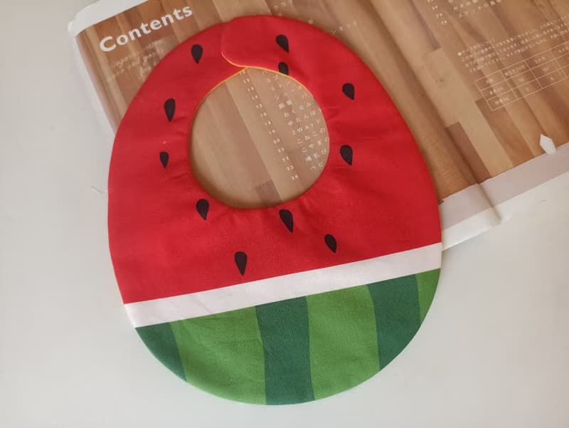 11/14後出貨 西瓜  彌月禮物 嬰兒圍兜 寶寶圍兜 口水巾