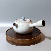 溫潤白釉側把茶壺 / 極品白釉 / 小平凡手作
