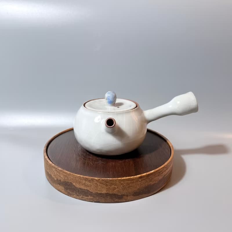 溫潤白釉側把茶壺 / 極品白釉 / 小平凡手作