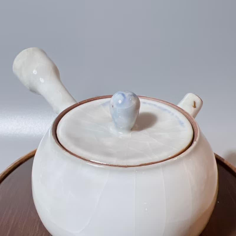 溫潤白釉側把茶壺 / 極品白釉 / 小平凡手作