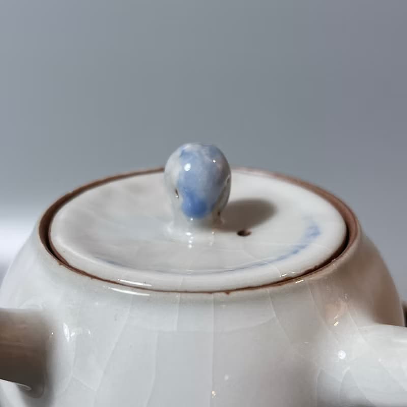 溫潤白釉側把茶壺 / 極品白釉 / 小平凡手作