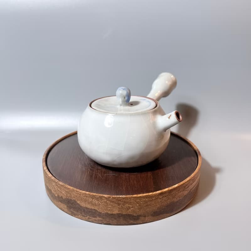 溫潤白釉側把茶壺 / 極品白釉 / 小平凡手作