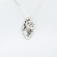 【Angel & Me】真心 掏心 愛心 心臟 s925 純銀 項鍊 生日 禮物