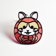 動物達摩 (倉鼠) 掛飾 l 蛇年 福貼 揮春 春聯 招財貓 招福貓