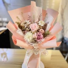 永生花束 粉色款