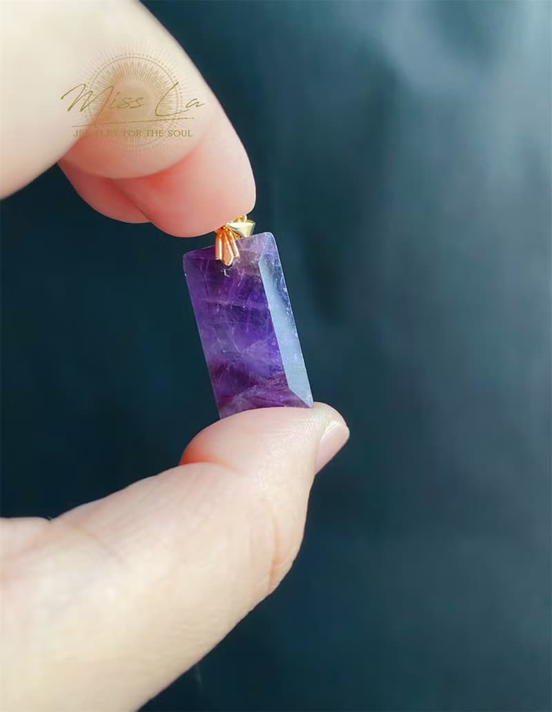 天然 氣質超美 紫水晶 項鍊 禮物 生日 招財 招貴人 事業 閨蜜