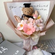 【畢業花束】flower-of-life 鬱見未來 畢業熊花束 香氛花