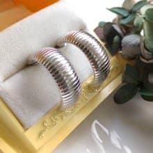Vintage Jewelry 西洋古董飾品 PARK LANE C版圈 簡約 針式耳環