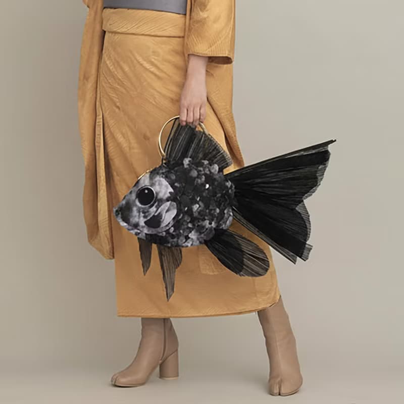 金魚包 3way斜背包 單肩背包 側背包 手提包 手工 星辰黑