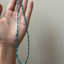 KUÂN KUÂN 天然磷灰石 純銀珠 項鍊