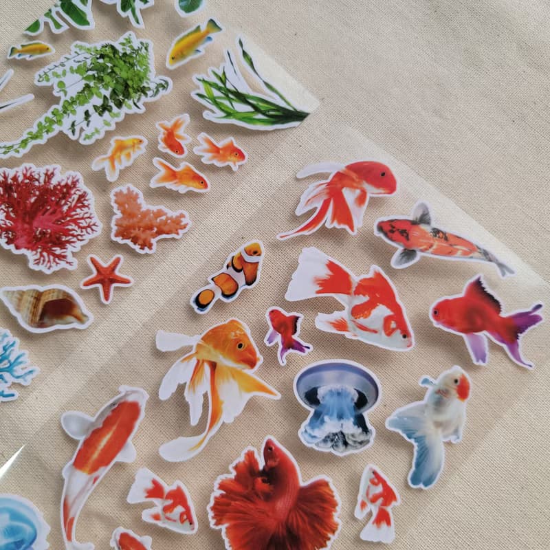 Green Night Object Sticker 녹색의밤 오브젝트 씰스티커