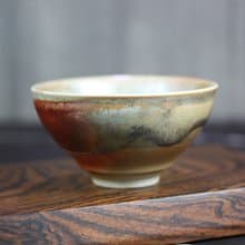 【母親節禮物】天目釉 柴燒茶杯 鶯歌陶藝名家葉敏祥作品