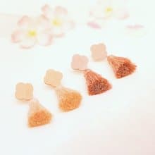 タッセル紙ピアス-HARU-