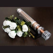 Wedding bouquet holder inspired by Leia's lightsaber hilt