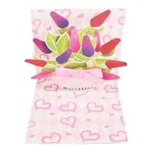 TRK小卡-玫瑰花束【Up With Paper-立體卡片 多用途】