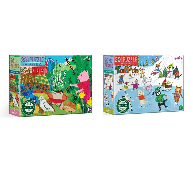 eeBoo 20片拼圖 - 雨林生命 Rainforest Life 20 Piece Puzzle