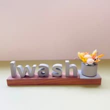 【小水泥盆乾燥花-香氛花】生日花禮 盆花 開幕 入厝 升遷花禮