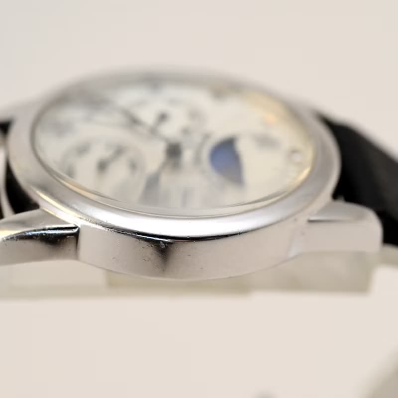 STAR JEWELRY スターリング シルバー 925 ケース 33mm ユニセックス メンズ クォーツ トリプルカレンダー 腕時計 手錶