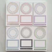 Color lettering frame