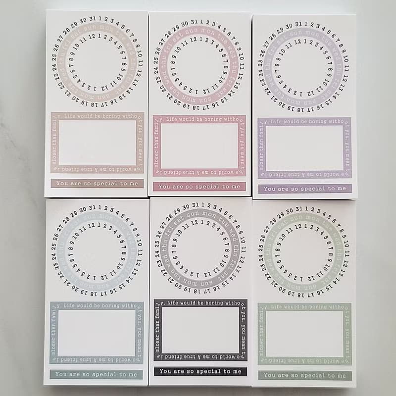 Color lettering frame