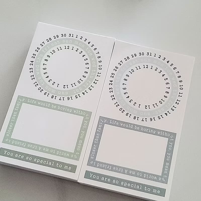 Color lettering frame