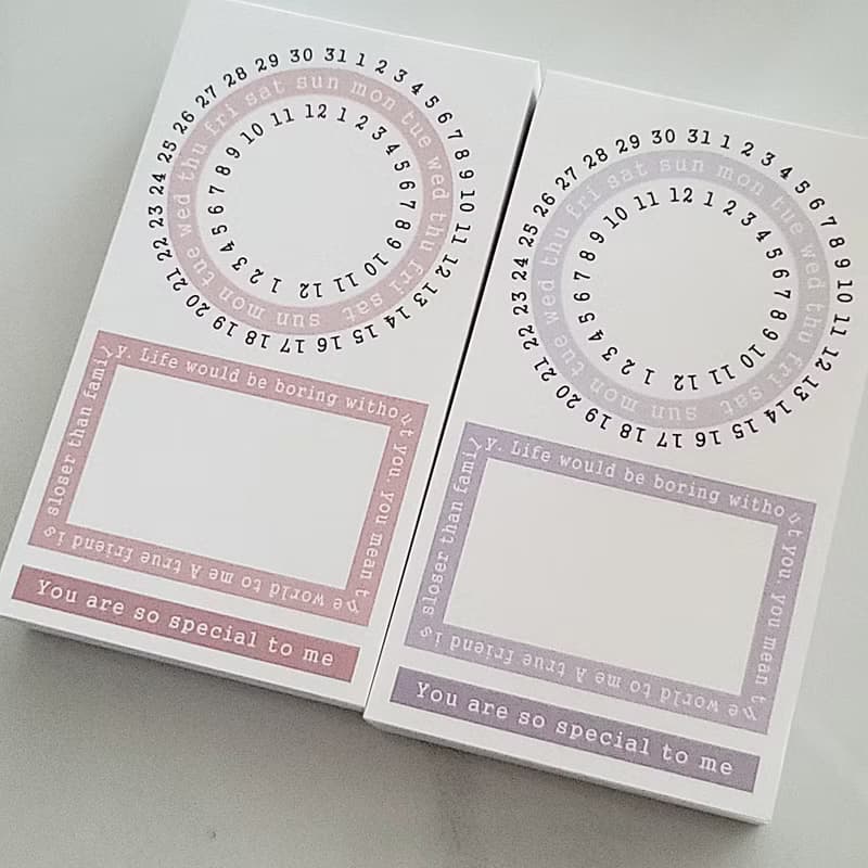 Color lettering frame
