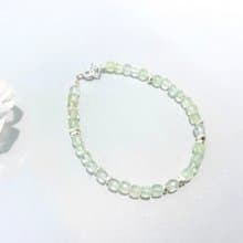 Ops Prehnite Sliver Bead -葡萄石/純銀/療癒/正財/心輪/淺綠色