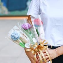 薔薇玫瑰鉤織永生花束 - 單枝