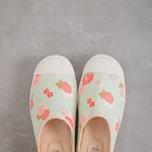【懶人日】小花日和  日本花布 辦公室拖鞋