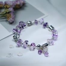增強記憶力紫晶純銀手鍊 / 手環 / 手串 925純銀飾品