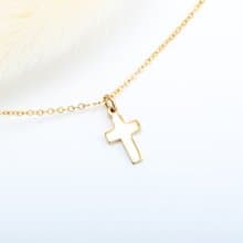 【Angel & Me】14KGF 包金 十字架 項鍊  生日 情人節 聖誕節禮物