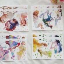 Spring Series - Whisper female sticker 4MIX PET (philip's store)