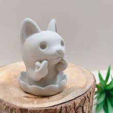 【快速出貨】啾咪貓貓 植物小盆 水泥盆器 交換禮物