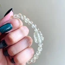 黃色招財 可愛萌物【檸檬黃水晶招財貓圓珠手串】必蒐藏/一物一拍