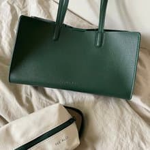 韓國 The Ally | LINA BAG (附同色帆布內袋) | 綠色 |手袋 單肩