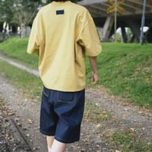 小我獨家 錢包手機鑰匙三眼怪口袋TEE - 2色 - 三眼黃 現貨