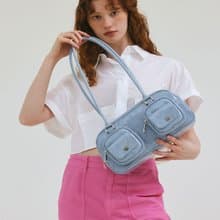 韓國製 MUR Poi 手袋/單肩包/手提袋 (Sky Blue)