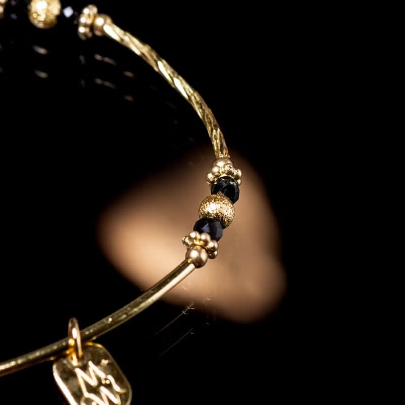 挪威假期  // C1509彩曜石黃銅手鍊